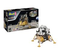 Revell 03701 Moon Landing 1:48 - Apollo 11 Lunar Module & Eagle Plastic Model kit, Silver/White