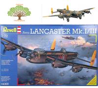 REVELL Avro Lancaster Mk.I/III 1:72 Aircraft Plastic Scale Model Kit - 04300