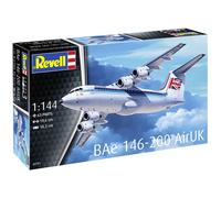 Revell 03791 BAe 146 (RJ85) Aircraft 1:144 Scale Unbuilt/Unpainted Plastic Model Kit, Molded Colour