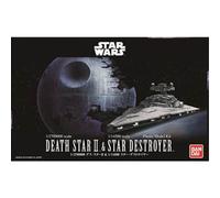 Revell Bandai 01207 Death Star II & Imperial Star Destroyer Plastic Model Kit
