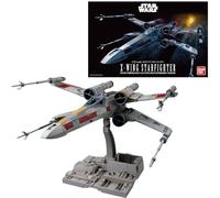 Revell 01200/1200 X-Wing Starfighter Star Wars Luke Skywalker Model Kit, Grey/Red, 1/72
