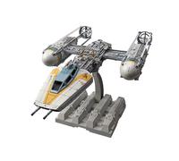 Revell (Bandai Original 01209 Star Wars Y-Wing Starfighter 1:72 Scale Unbuilt/Pre-Coloured/Clip-Together (Non-Glue) Plastic Model Kit with Display