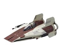 Revell (Bandai original 01210 Star Wars A-Wing Starfighter 1:72 Scale Unbuilt/Pre-coloured/Clip Age 13+-Together (Non-Glue) Plastic Model Kit with Display Base