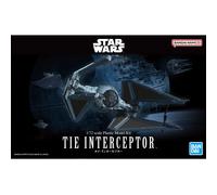 Revell Bandai Star Wars TIE Interceptor Easy-Click System Model Kit 01212