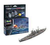 Revell Model Kit - Battleship Gneisenau 1:1200 65181 - Unbuilt/Unpainted, Contacta Glue & Paints