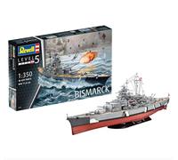 Revell Bismarck Battleship WW2 German War Ship 1:350 Model Kit 05040