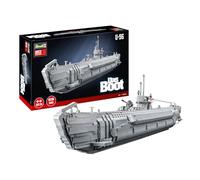 Revell Brick System 00960 U-Boat "Das Boot" Submarine Building Block Set, 1:56 Scale, 120cm in length, 6,483 Pieces, Includes Display Stand and Stickers For Decoration