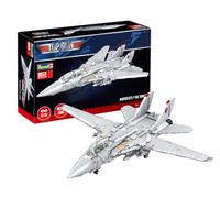 Revell Brick System 00963 Maverick's F-14A Tomcat Top Gun Brick Model Kit | 1:32 Scale, Unbuilt, 57.6cm in length, Over 2,500 Pieces, Includes Display Stand and Stickers