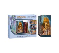 Revell Tiny Adventures Tiny Adventures - Bridgerton The Duke and I Book Nook - With LED Lighting, 3D Miniature DIY Wooden Craft