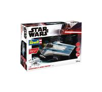 Revell 1/44 Build & Play Resistance A-Wing Fighter (Blue) # 06773