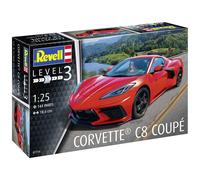 Revell Chevrolet Corvette C8 Coupe Road Car Model Kit 1:25 Scale 07714