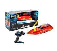 Revell Control 24141 Remote Control Fireboat With Precise 2.4 GHz Control, Water Cannon, 2 Powerful Electric Motors, Powerful Li-Ion Battery, 2 Channel, Propellers Start Only In Water, 35cm in length