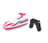 Revell Control 24142 Remote Control Boat Spring Tide "Pink" With MHz Control, 2 Powerful Electric Motors, Propellers Start Only In Water, 2 Channel, 23.5cm in length