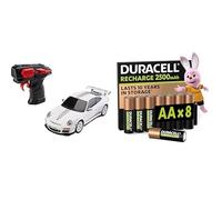 Revell Control Porsche 911 GT3 RS RC, 1:24, LED, 8+ years, & Duracell AA Rechargeable 8 pack, 2500mAh