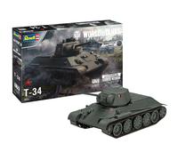 Revell 03510 T-34 World of Tanks 1:72 Scale Plastic model kit, Coloured