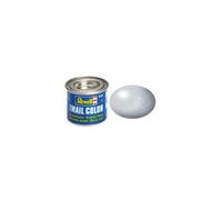 Revell Enamel 099 Aluminium Metallic 14ml - Plastic-Safe Model Paint for Brush or Spray, Mixable with Revell Color Mix
