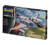 Revell F-4J Phantom II 1/72 Scale Model Kit US Navy Aircraft 85 Parts 03941
