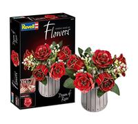 Revell Dream of Roses - Wooden Flowers, DIY Bouquet with Vase and Scented Ring, Sustainable Flower Decoration, Creative Gift Idea