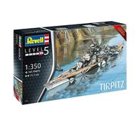 Revell German Battleship WWII Tirpitz (1:350 Scale)