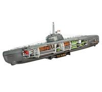Revell German Submarine Type XXI with Interior (1:144 Scale)