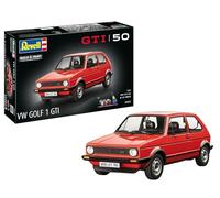 Revell Gift Set 05623 Gift Set 50 Years of The VW Golf 1 GTI 1:24 Scale Unbuilt Plastic Model Kit with Accessories