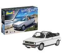 Revell Gift Set 05636 "50 Years of VW Golf 1" 1:24 Scale Unbuilt Plastic Model Kit with Accessories