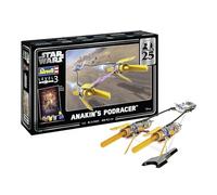 Revell Gift Set 05639 Anakin's Podracer: Star Wars EP1 25th Anniversary 1:31 Scale Unbuilt Plastic Model Kit with Accessories