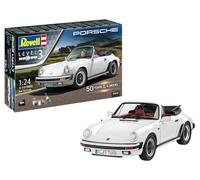 Revell Gift Set 05646 Porsche 911 G-Model Cabrio 50th Anniversary 1:24 Scale Unbuilt Plastic Model Kit With Accessories