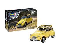 Revell Gift Set 05663 James Bond 007 For Your Eyes Only, Citroen 2 CV, 1:24 Scale Unbuilt Plastic Model Kit, With Accessories & Poster