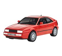 Revell Gift Set 05666 35 Years VW Corrado“ 1:24 Scale Unbuilt Plastic Model Kits with Contacta Professional Glue, Paintbrush & Selected Aqua Color Paints