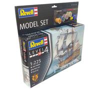 Revell HMS Victory 1:225 Scale Model Set with Paints Glue & Brush 65408
