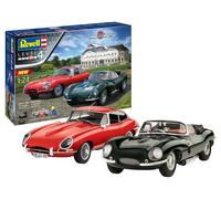 Revell Jaguar E-Type & XK-SS Sports Cars Model Kit 100th Anniversary Scale 1/24