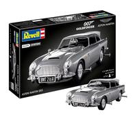 Revell 07746 James Bond Aston Martin DB5 (Click System) 1:24 Scale Unbuilt, Pre-Coloured, Click-Together (Non-Glue), Plastic Model Kit