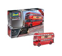 Revell RV07720 1:24-London Bus, Unpainted