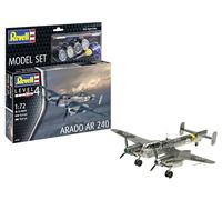 Revell Model Set 63798 Model Set Arado AR-240 1:72 Scale Unbuilt/Unpainted Plastic Model Kit with Accessories