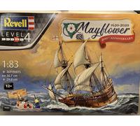 Revell Mayflower Ship Model Kit 1:83 Paints Glue Brush 400th Anniversary
