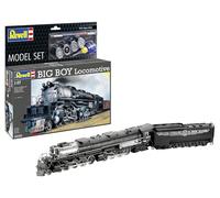 Revell Model Set 62165 Big Boy Locomotive 1:87 Scale Unbuilt/Unpainted Plastic Model Kit with Accessories