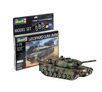 Revell Model Set 63180 Leopard 2A6/A6M 1:72 Scale Unbuilt/Unpainted Plastic Model Kit With Accessories