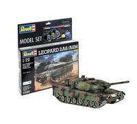 Revell Model Set 63180 Leopard 2A6/A6M 1:72 Scale Unbuilt/Unpainted Plastic Model Kit With Accessories