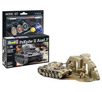 Revell Model Set 63229 PzKpfw II Ausf. F Tank 1:76 Scale Unbuilt/Unpainted Plastic Model Kit With Accessories