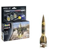 Revell Model Set 63309 German A4/V2 Rocket 1:72 Scale Unbuilt/Unpainted Plastic Model Kit with Accessories