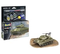 Revell Set 63323 M24 Chaffee 1:76 Scale Unbuilt/Unpainted Plastic Model Kit with Accessories, Multicoloured