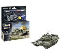 Revell Model Set 63357 T-72 M1 Tank 1:72 Scale Unbuilt/Unpainted Plastic Model Kit with Accessories