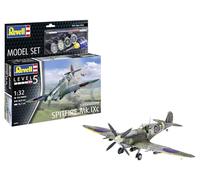 Revell Model Set 63927 Supermarine Spitfire Mk.IXc 1:32 Scale Unbuilt/Unpainted Plastic Model Kit with Accessories