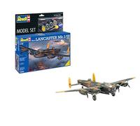 Revell Model Set 64300 Avro Lancaster Mk.I/III 1:72 Scale Unbuilt/Unpainted Plastic Model Kit With Accessories