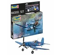 Revell Model Set 64781 Vought F4U-1A Corsair 1:32 Scale Unbuilt/Unpainted Plastic Model Kit with Accessories