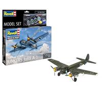 Revell Model Set 64972 Junkers Ju88 A-1 "Battle of Britain 1:72 Scale Unbuilt/Unpainted Plastic Model Kit with Accessories