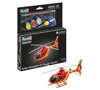 Revell Model Set 64986 EC135 AIR-Glaciers 1:72 Scale Unbuilt/Unpainted Plastic Model Kit with Contacta Professional Glue, Paintbrush & Selected Aqua Color Paints