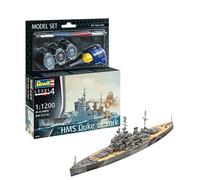 Revell 65182 British HMS Duke of York WWII Model Set (1:1200 Scale)