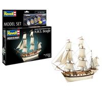 Revell Model Set 65458 Model Set HMS Beagle 1:96 Scale Unbuilt/Unpainted Plastic Model Kit with Accessories